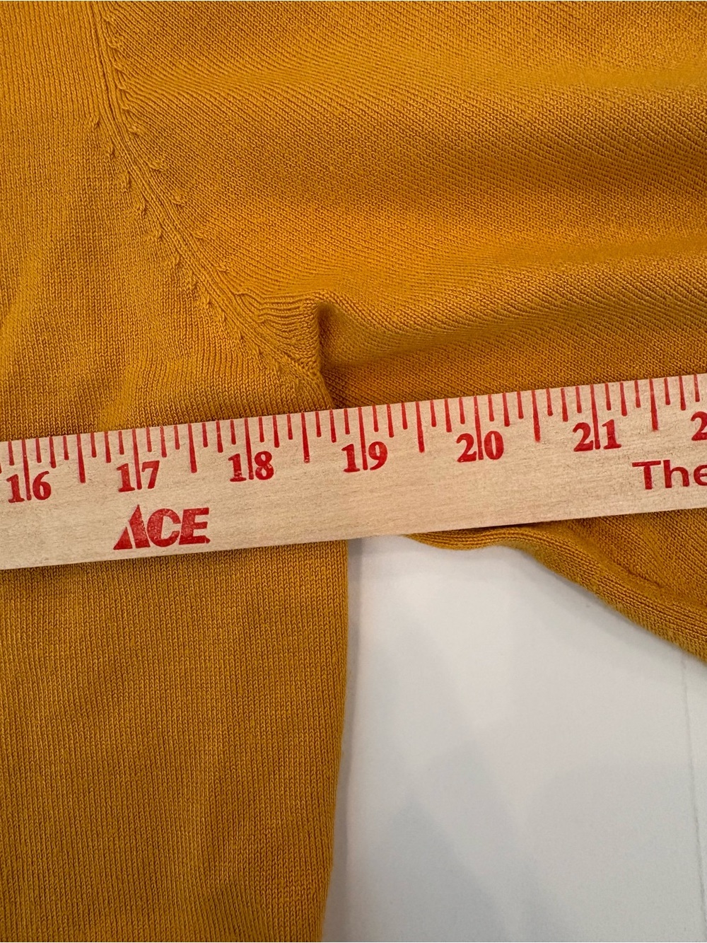 Cable & Gauge Golden Mustard Button-Front Cardigan/ size XL- - Picture 5 of 8